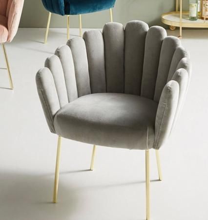 Modern Fabric Velvet Indoor Restaurant Home Hotel Chair