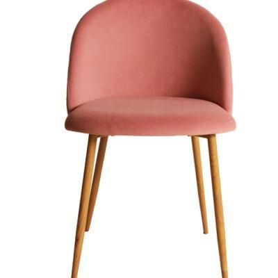 Comfortable Hot Sale Plastic Metal Legs Dining Room Chair Modern