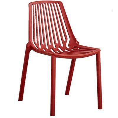 China Modern Designer Indoor Outdoor Furniture Stackable Hospital Hotel Restaurant Coffeeshop Banquet Plastic Resin Dining Chair