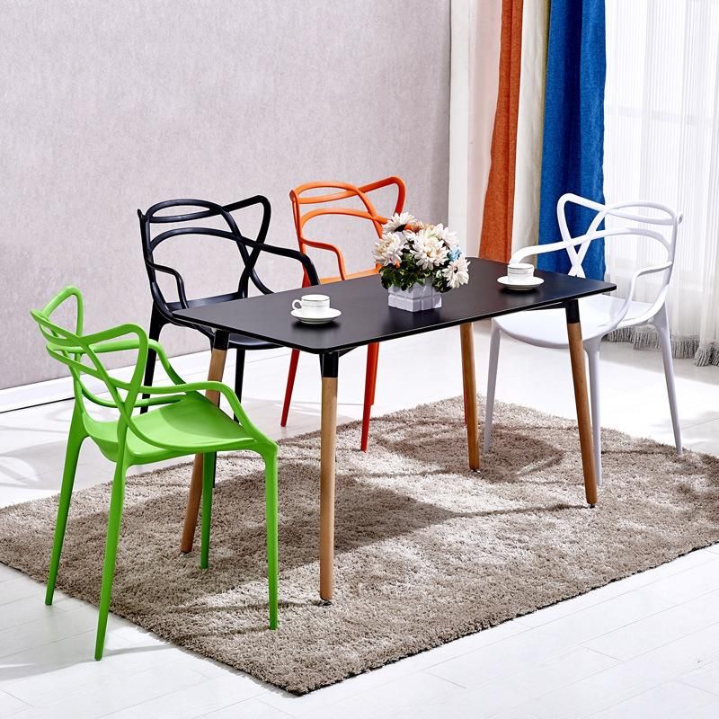 Modern Design Colorful Cafe Dining PP Stackable Children Kid Plastic Dining Chair