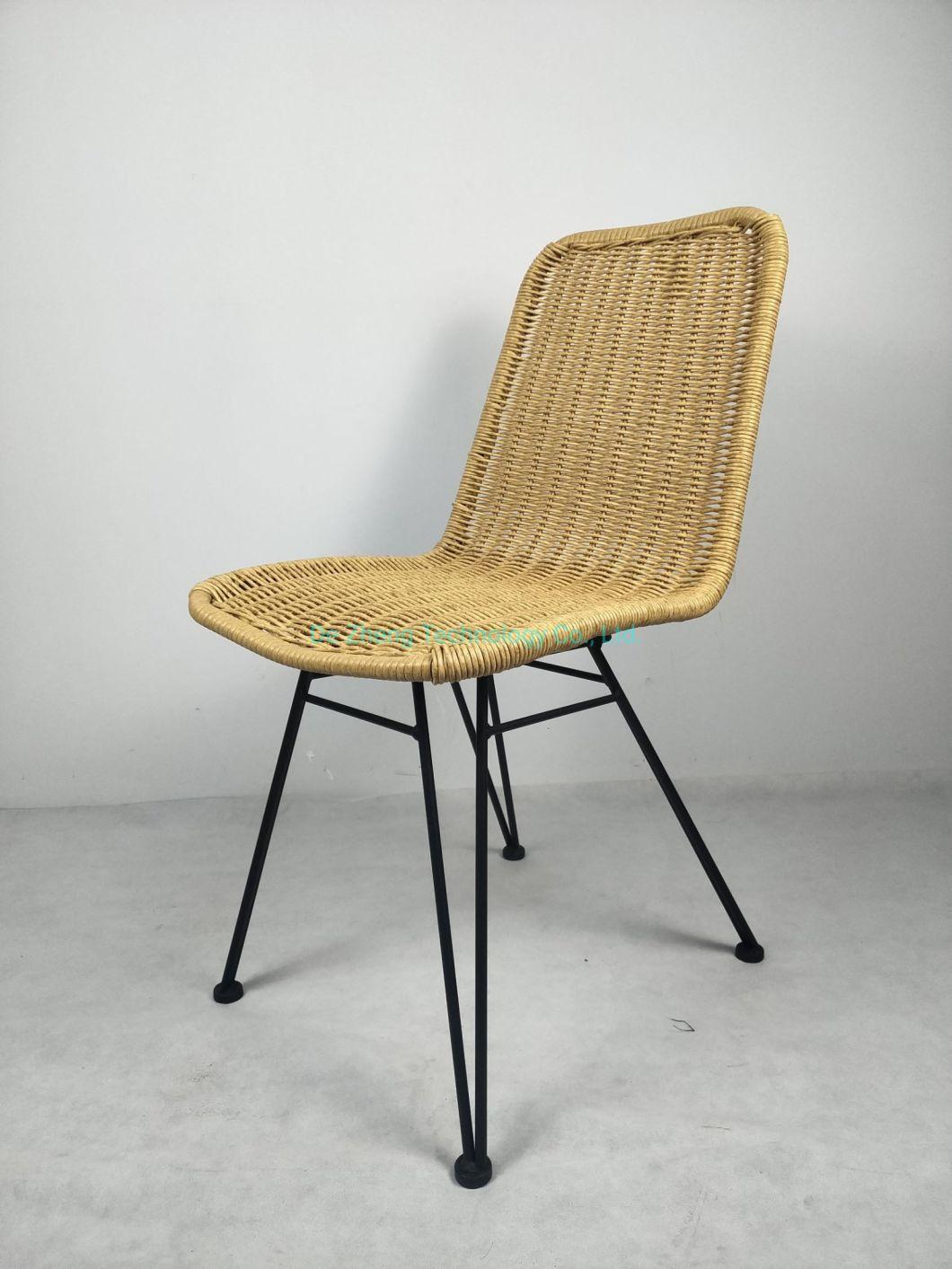 Outdoor Bar Furniture Natural Resort Revolve Bar Chair Rattan Bistro Chair