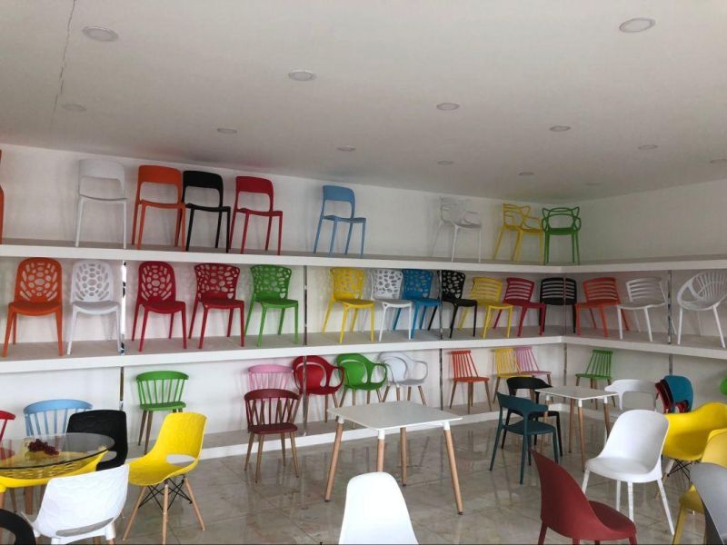 Plastic Chair Design Table Nordic Cheap Indoor Home Furniture Restaurant Modern Plastic Room Dining Chair