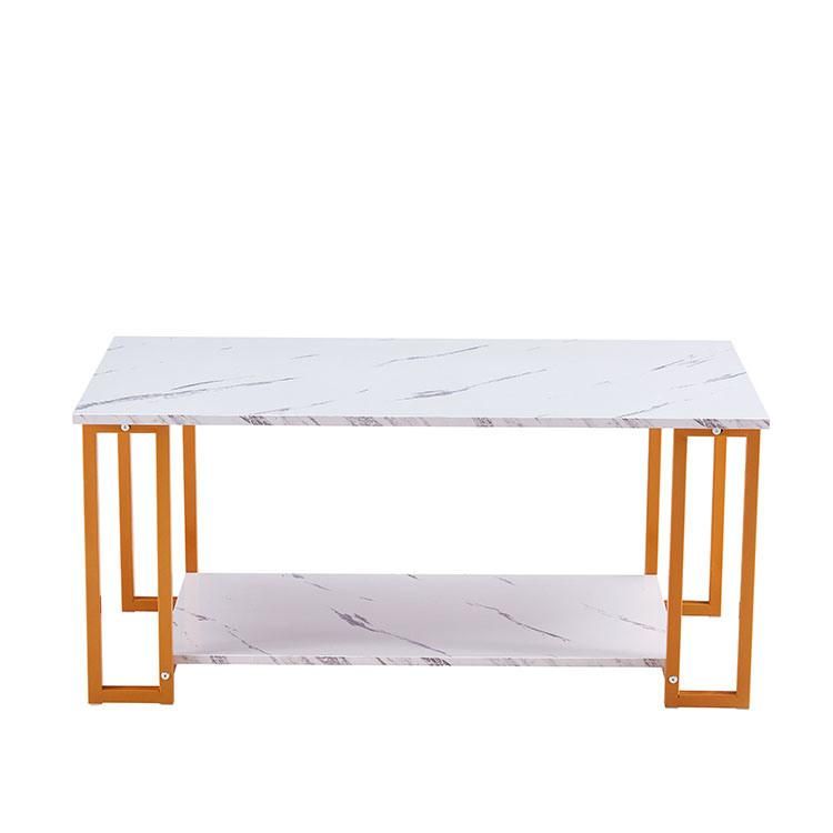 Hot-Selling Stainless Steel Frame Marble Top Dining Room Table Sets Home Furniture