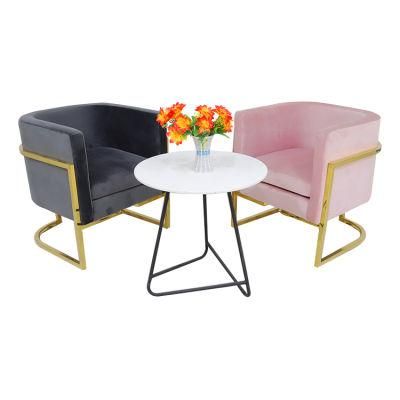 Free Sample Wholesale Design Room Furniture Nordic Velvet Modern Luxury Dining Sofa Chairs with Metal Legs Black Gold