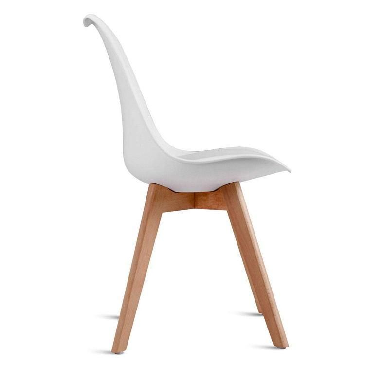 Modern China Wholesale Fashion Home Furniture Wood Plastic Adult High Back Leisure Restaurant Dining Chair