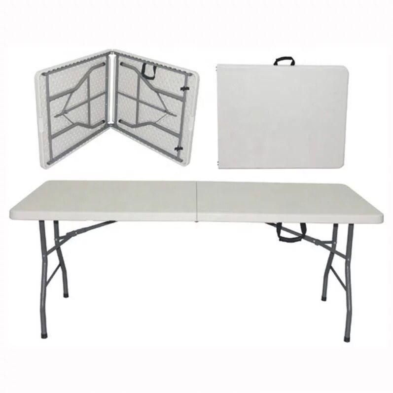 China Factory Home Rectangle Durable Easy Carrry Dining Folding Table