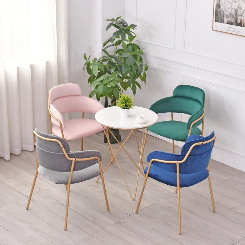 Comfortable Dining Room Furniture Wedding Metal Frame Dining Chair Modern