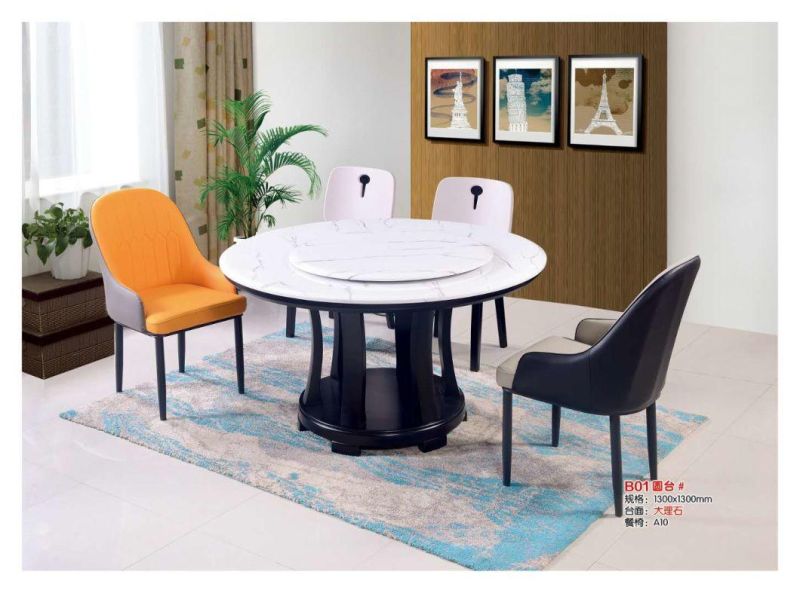 Commercial Modern Home Furniture Rectangle Round Dining Room Furniture Sets