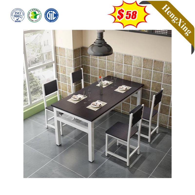 2021 New Design Factory Price Modern Home Kitchen Furniture Chair Table Sets Wooden Melamine Dining Tables