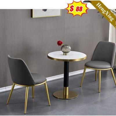 Marble Modern Home Restaurant Dining Furniture Round Wooden Restaurant Table Dining Table (UL-21LV2003)