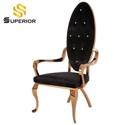 Hotel Living Room Furniture Banquet Wedding Restuarant Rose Gold Chair