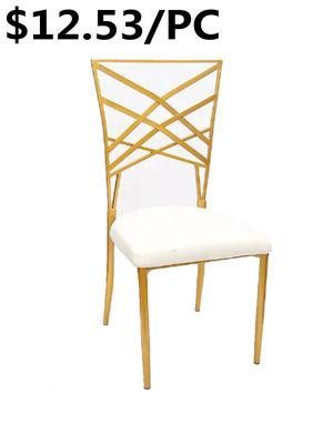 Modern Metal Pipe Banquet Furniture Tiffany Dining Hotel Chiavari Chair