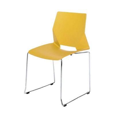 Minimalist Italian Luxury Office Chair Yellow Nordic Dining Chair