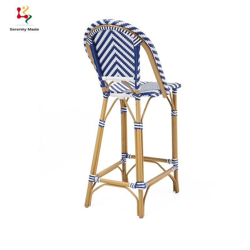 Indonesia Furniture High Quality Wicker Rattan High Counter Bar Stool