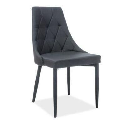 European Comfortable High Quality Fabric Dining Chairs Metal Legs Cheap Modern Velvet Dining Chairs