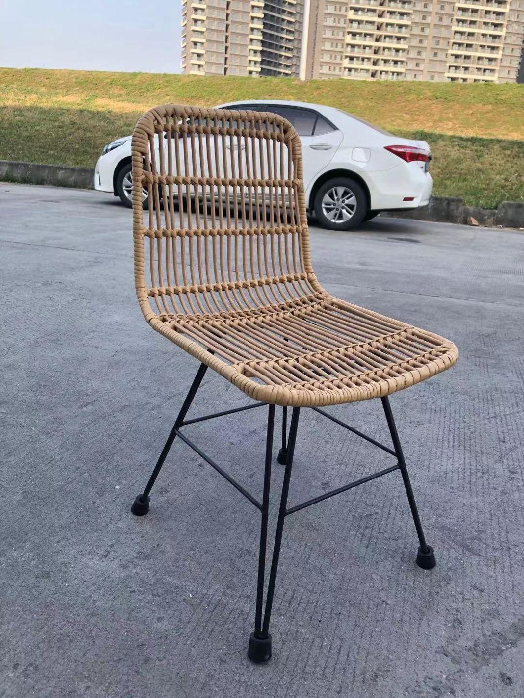 Wholesale Commercial Event Furniture Furniture Metal Legs Rattan Dining Chairs