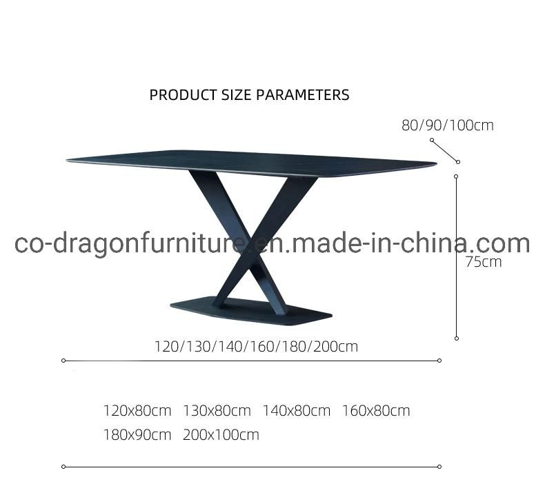 Wholesale Market Dining Table 8 Seater Luxury with Marble Top