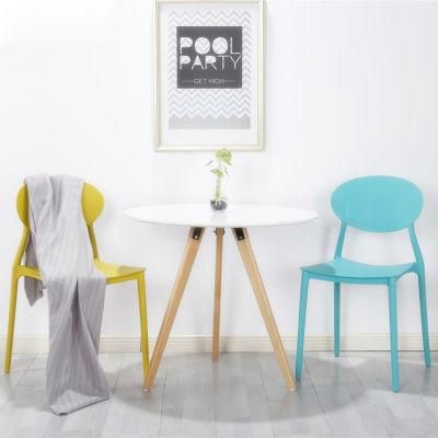 Colorful Chair Stackable Dining Room Outdoor Modern Chair in Polypropylene Cafe Plastic Chairs