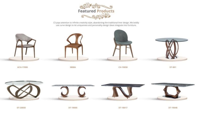 Wooden Home Furniture Modern PVC Leather Dining Restaurant Upholstered Dining Chair