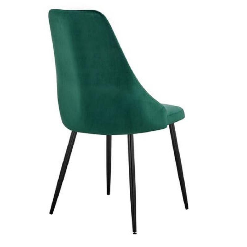 Modern Design Simple Style Velvet Metal Leg Dining Chair for Home, Cafe, Hotel Dining Room Chair Leisure Chair Living Room Chair