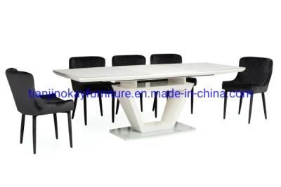 Modern Furniture Expendable Dining Room Table for Extension 8 Seats Dining Table Set