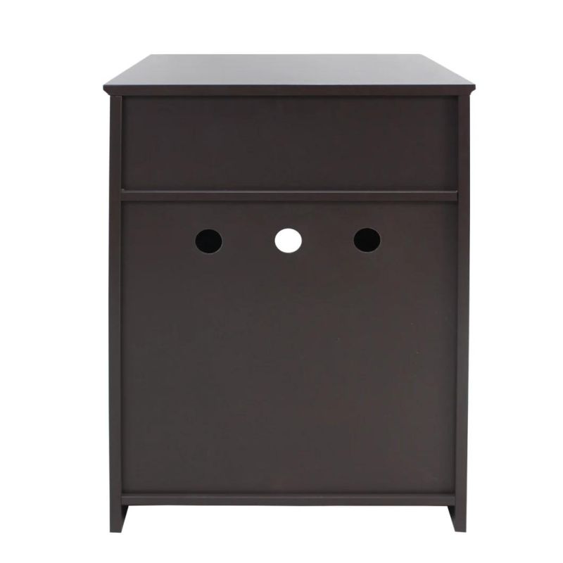 Living Room Brown Nightstand Bedside Table Natural Wood Bed Side Table