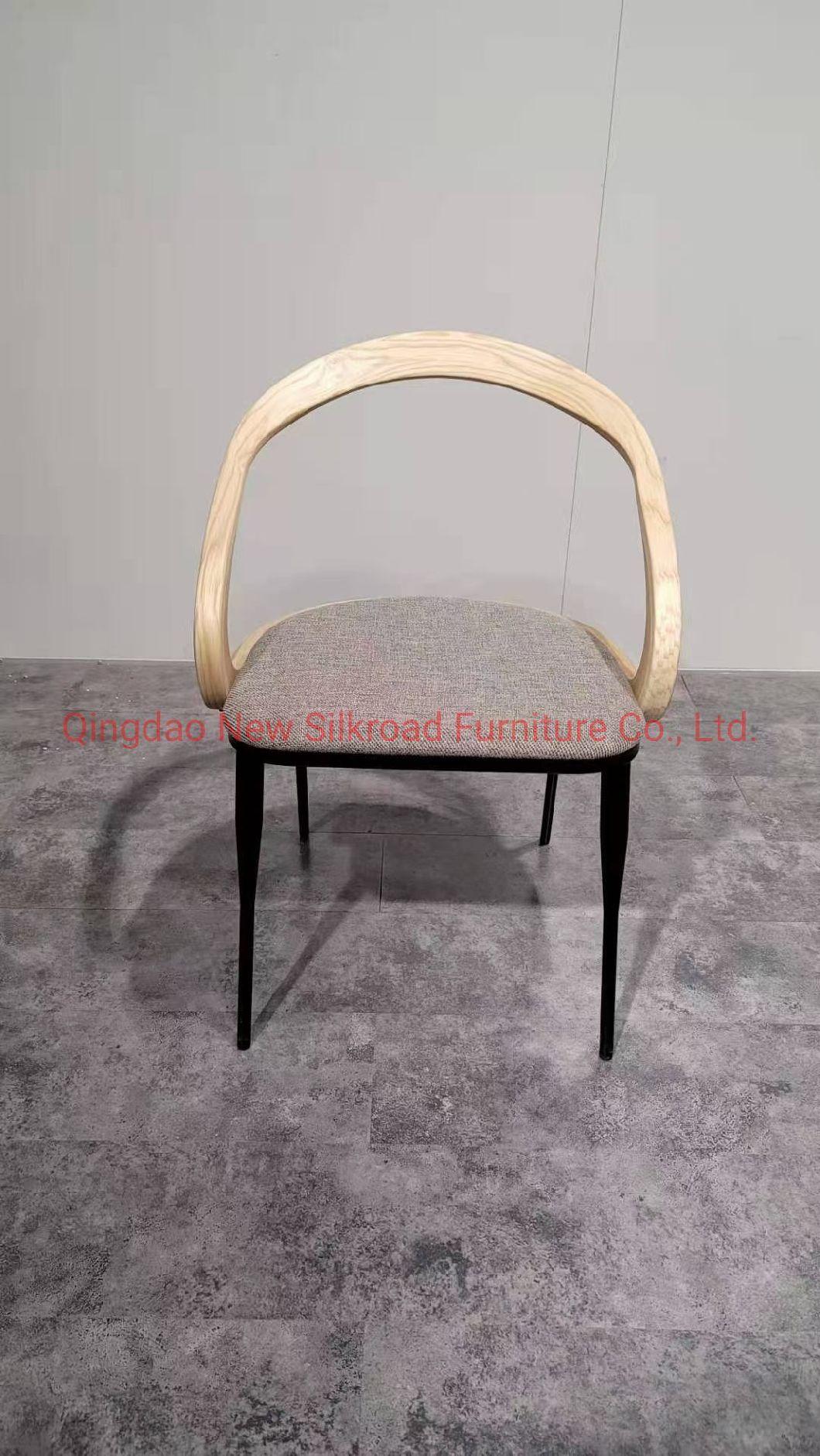 Factory Price Wholesale Modern Furniture Solid Oak/Elm Wooden Wedding Chair Banquet Chair Bent Wood Restaurant Dining Chair for Dining Room Furniture