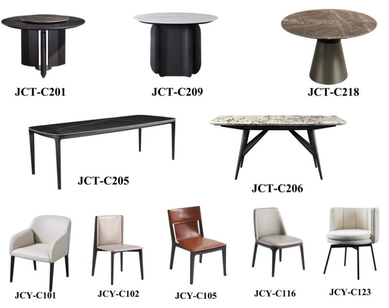 Modern Home Furniture Upholstered Leather Dining Chairs