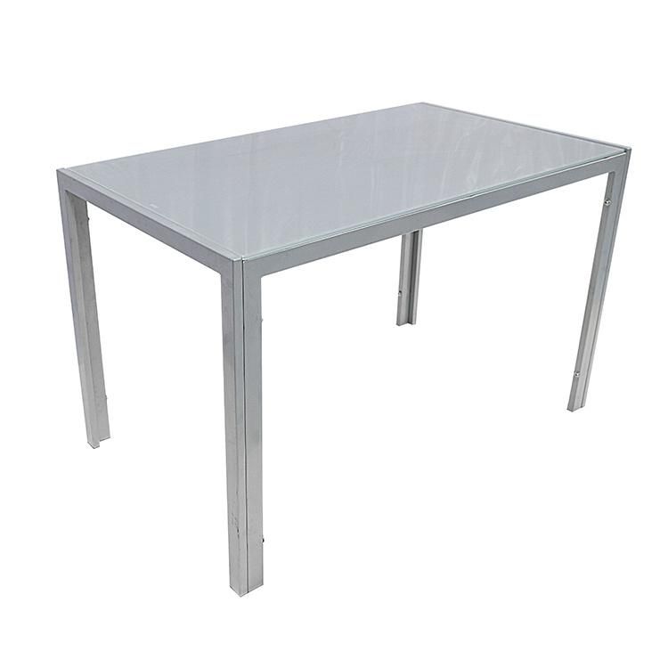 Wholesale Dining Furniture Tempered Glass Rectangle Dining Table