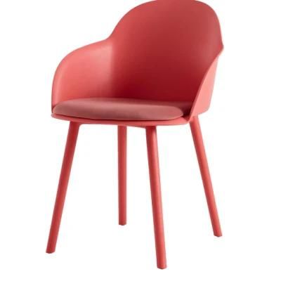 Commercial High Quality Cheap Dining Room Furniture Plastic Chair Stacking Living Room Leisure Plastic Dining Chair