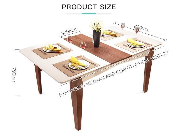 Wholesale Price Modern Top Nordic Solid Wood Table Dining Room Furniture Sets