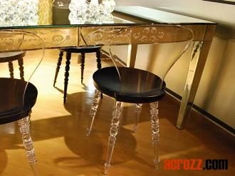 Italian Modern Designer Acrylic Banquet Furniture Dining Chair