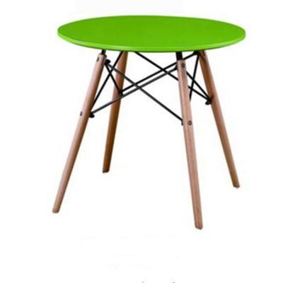 Home Furniture Table Sillas Y Mesas Nordic Home Side Tables 80 Diameter Wood Round Coffee MDF Dining Table