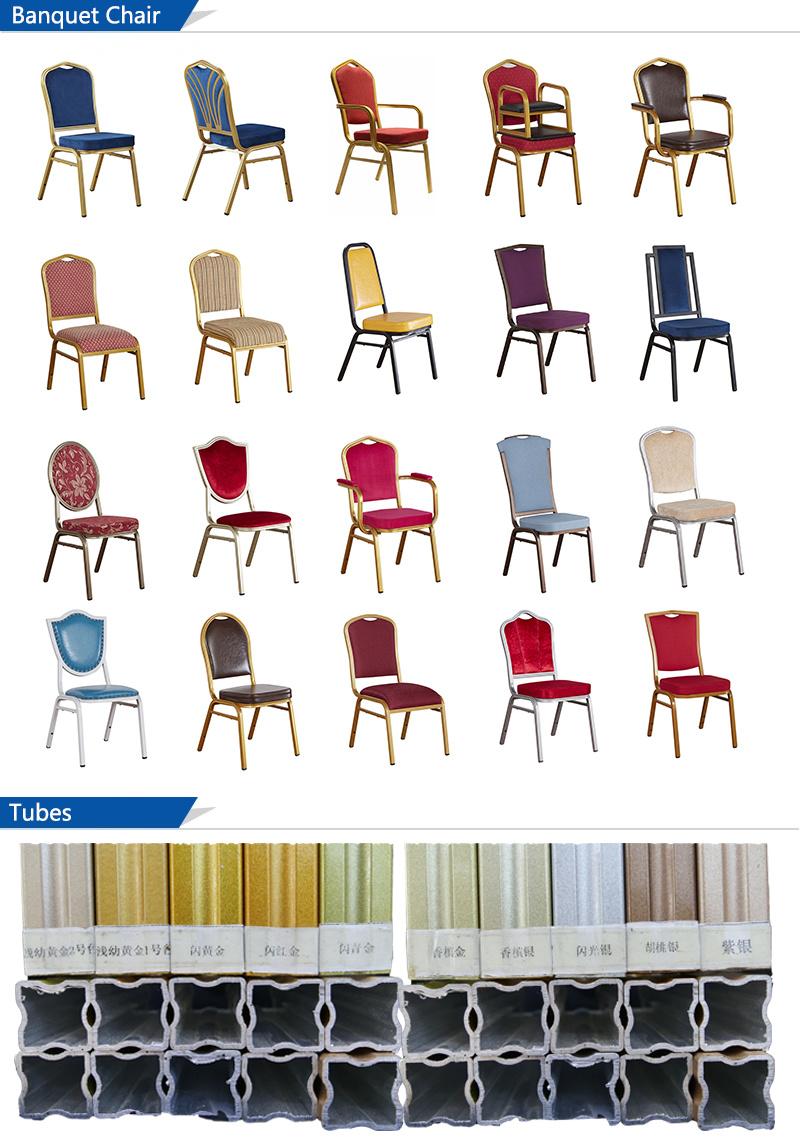 Hotel Restaurant Furniture New Design Dining Wave Back Banquet Chair