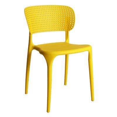 High Quality Colorful Stackable Outdoor Leisure Living Room Dining Plastic Chairs