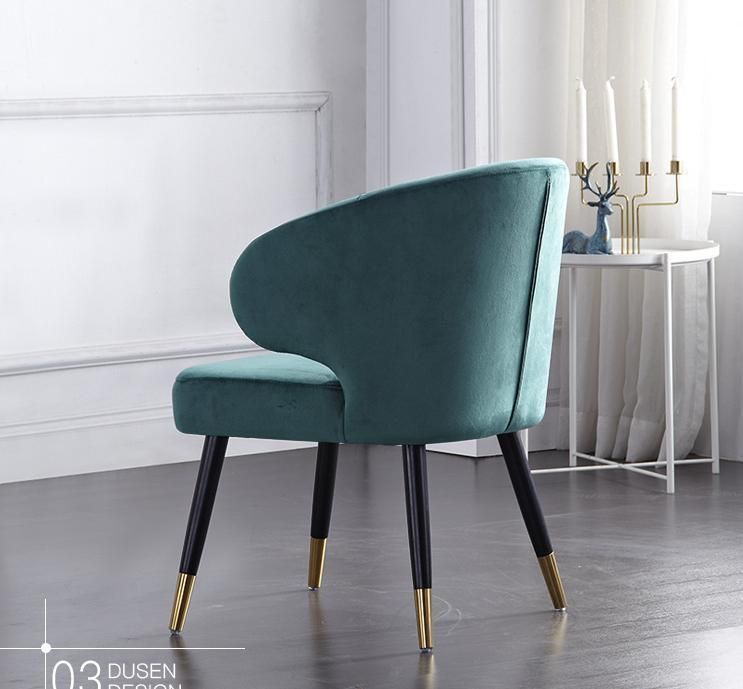 Modern Colorful Cheap Price Velvet Dining Chair