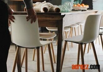 Simple Design Plastic Hal Dining Chair