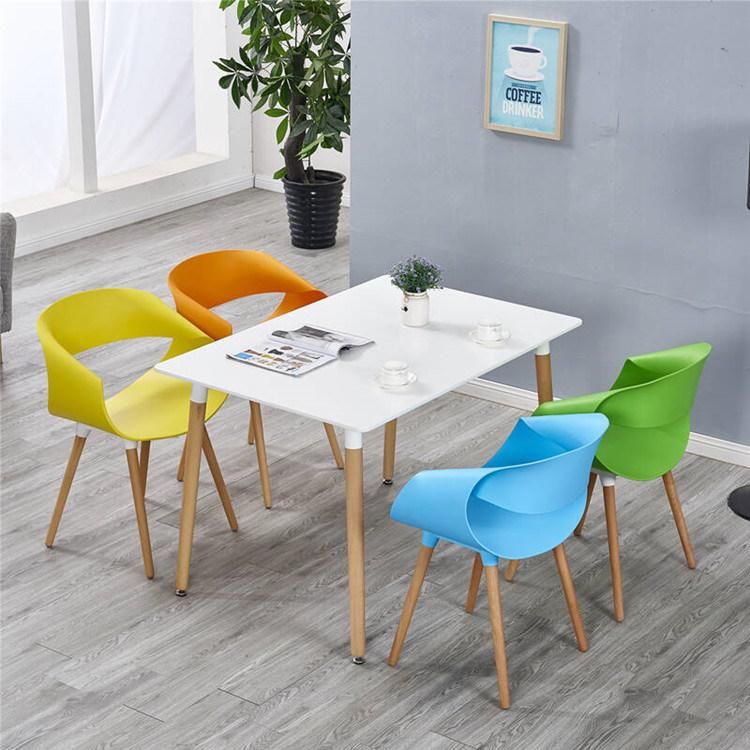 Summer Garden Leisure Chair Solid Wood Nordic Chairs Modern Plastic Dining Room Chair