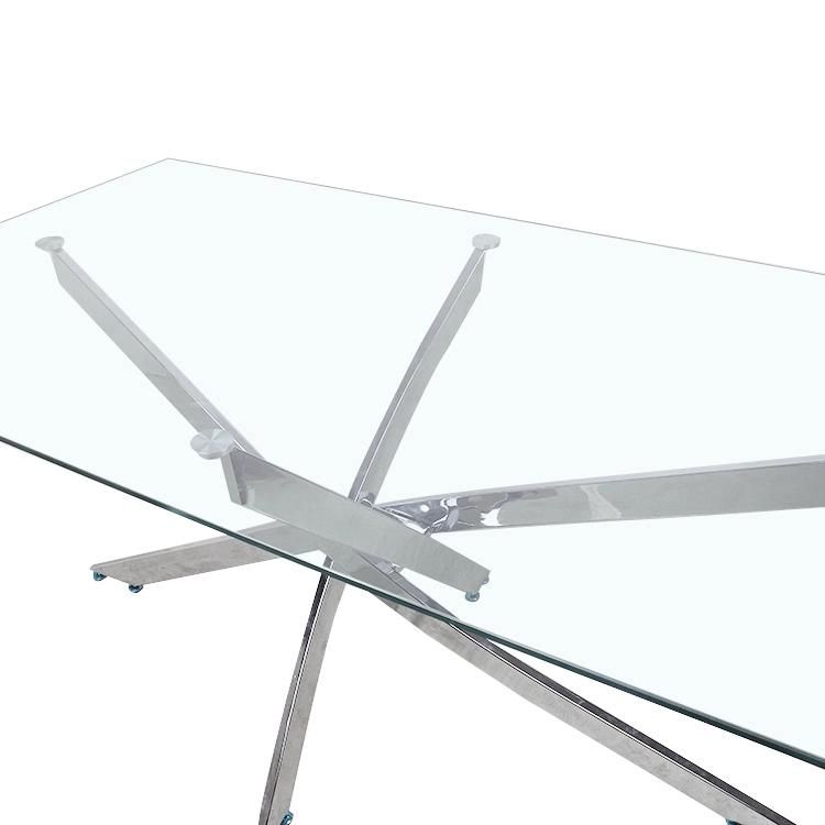 Modern Glass Dining Room Table