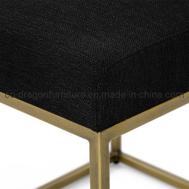 Wholesale Gold Steel Dining Chair with Fabric for Dining Furniture