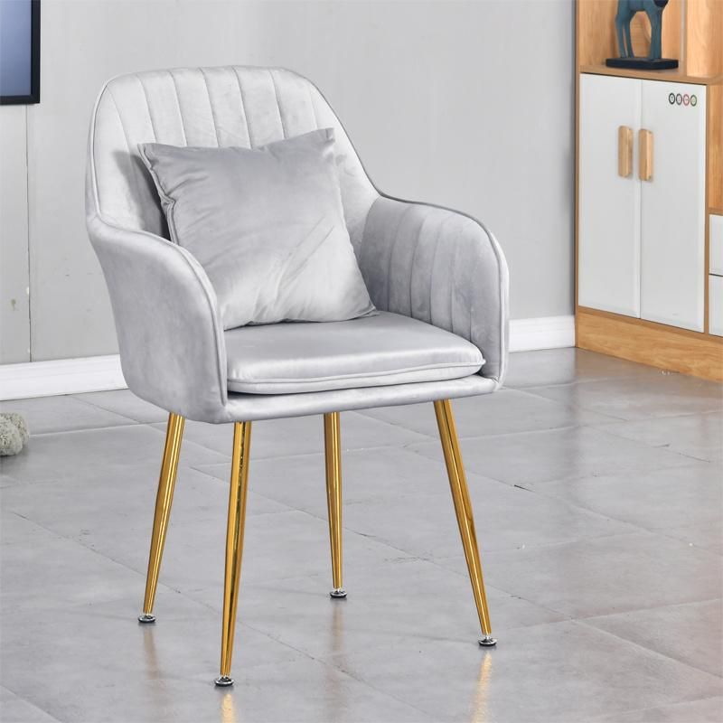 Modern Iron Bar Chair Stool Seat Nordic Furniture Teen Heart Ins Princess Arco Modern Beauty Salon Chair