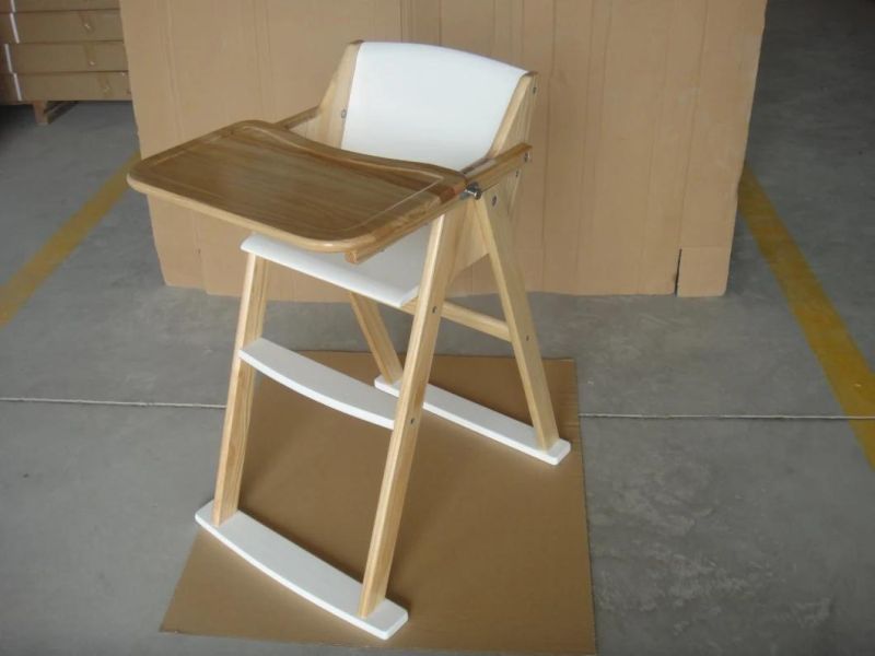 Modern Wooden Wholesale Cheaper Baby Kids Home High Dining Chair