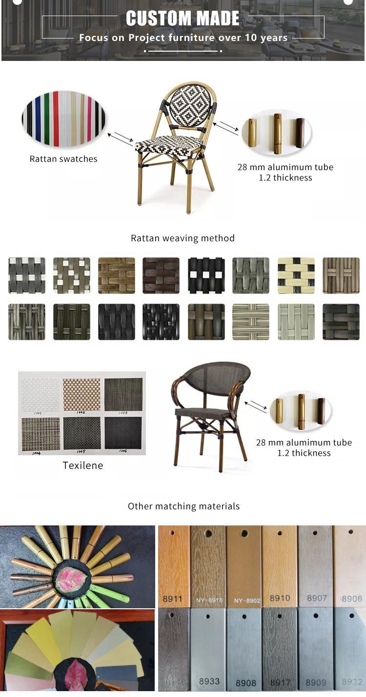 (SP-OC368) Outdoor Use Bamboo Rattan/Wicker Lounge Chair for Dining Room