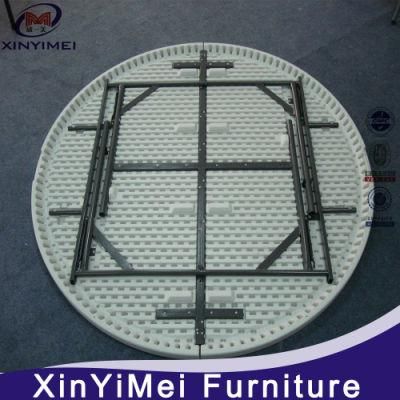 Good Quality Portable 8 Seater Folding Round Plastic Table