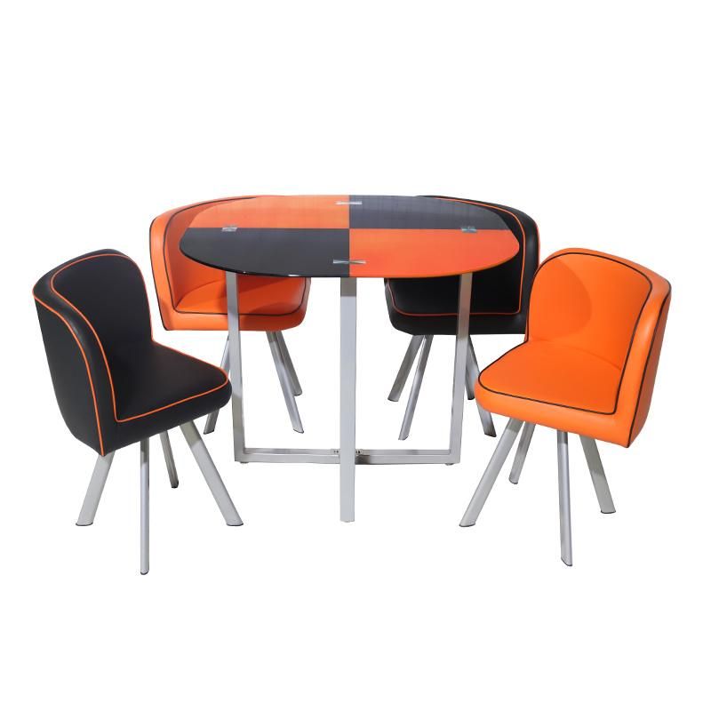 Modern Restaurant Metal Furniture Table Chair Set Dining Room Furniture Set