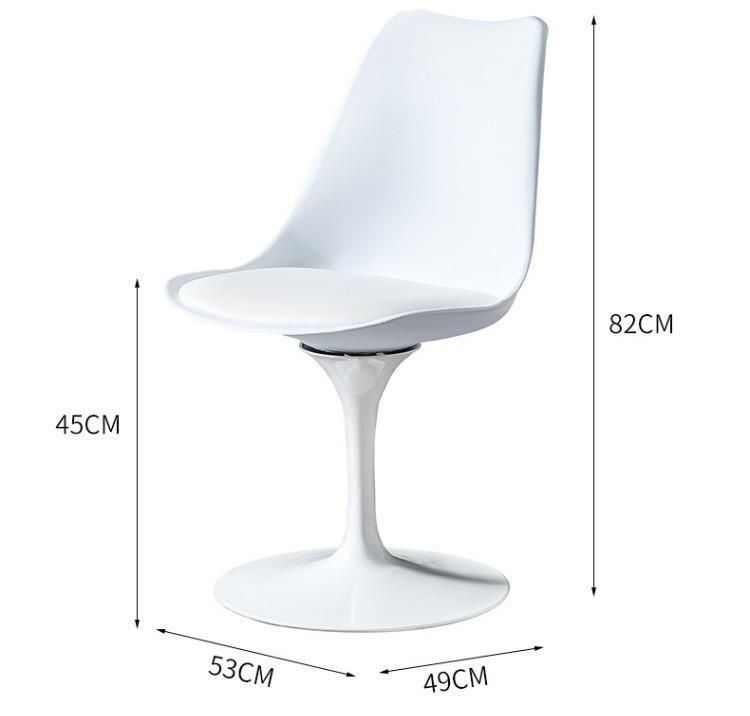 Home Dining Room Furniture Restaurant Cafe Tulip Dining Plastic Chair