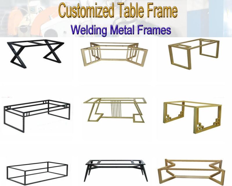 Customized Any Size and Style Steel Table Frame Legs