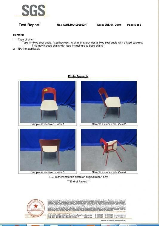 ANSI/BIFMA Standard Cheap Commercial Restaurant Plastic Dining Chair