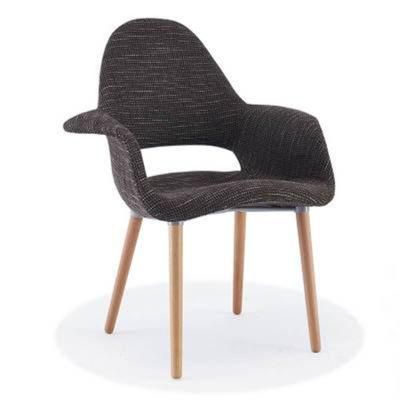 Italian Salle a Manger Modern Z Furniture Patchwork Fabric Bentwood Chaise Happy Dining Chair