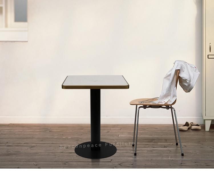 Square Marble Top Dining Table